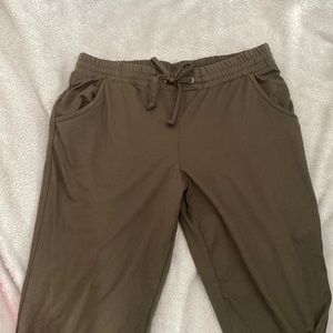 dark green joggers